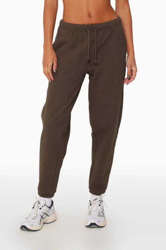 HEAVYWEIGHT SWEATS DRAWSTRING SWEATPANTS - BROWNSTONE sold by SETactive