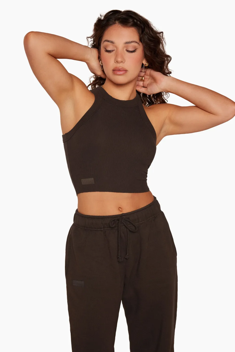 RACER TANK - ESPRESSO sold by SETactive