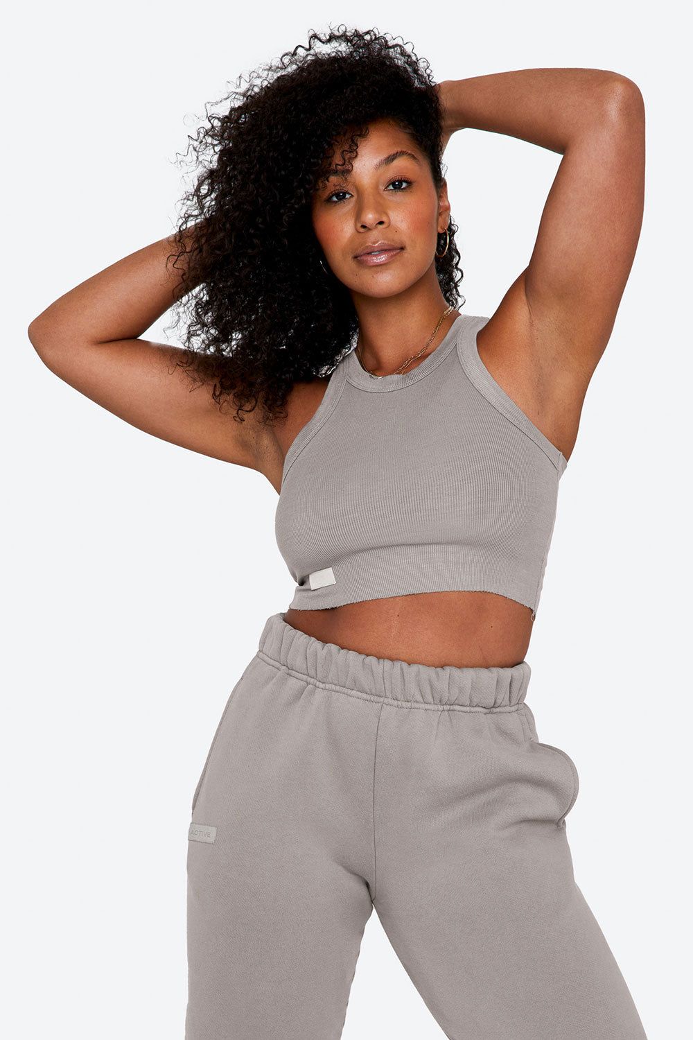 RACER TANK - STONE sold by SETactive product image thumbnail 2