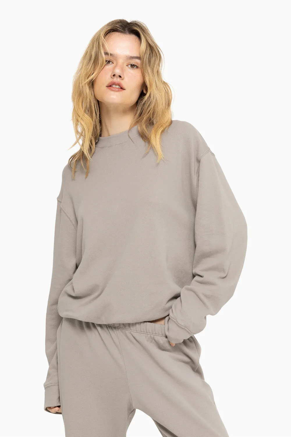 LIGHTWEIGHT SWEATS CLASSIC CREWNECK - BREEZE sold by SETactive