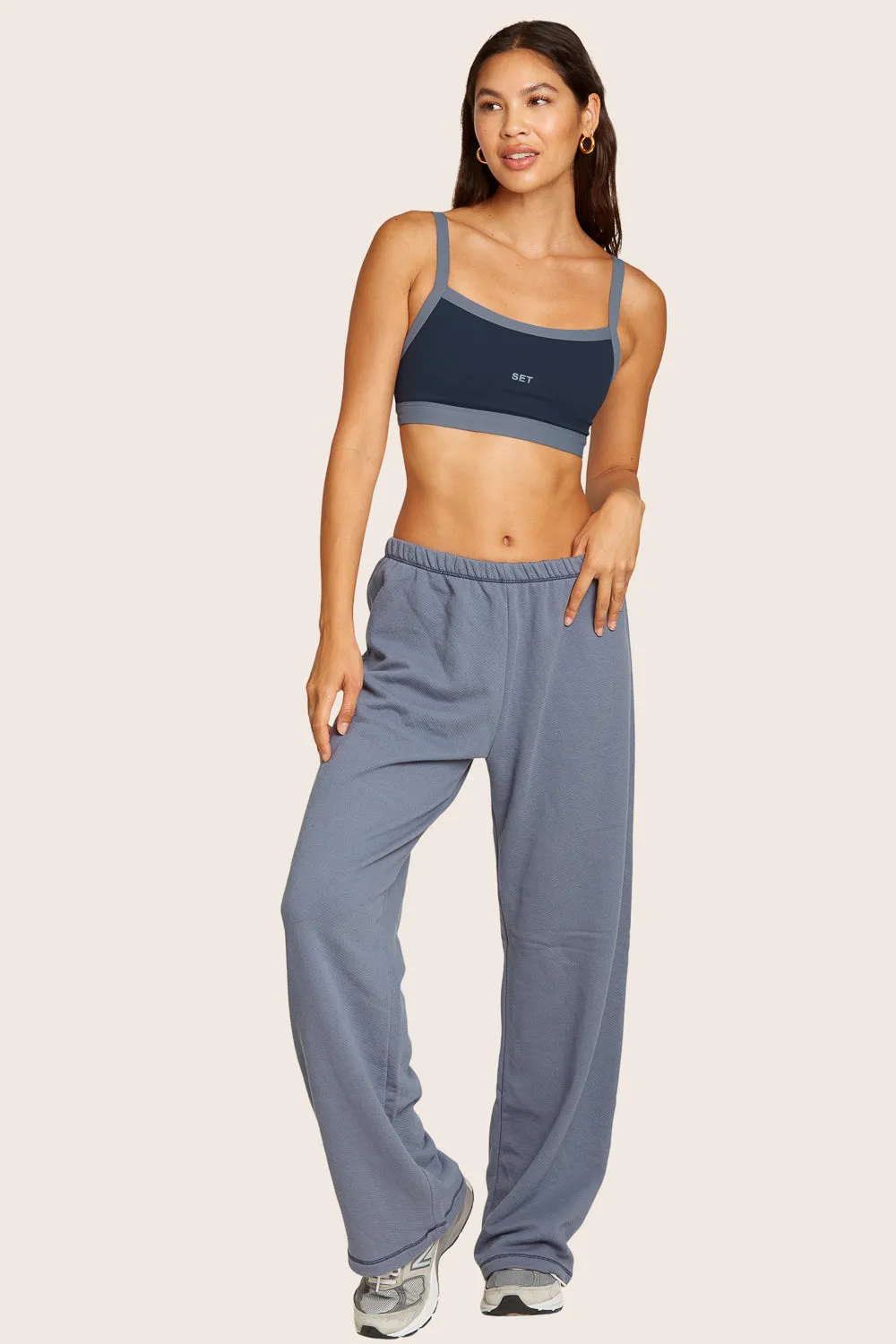 LIGHTWEIGHT SWEATS CLASSIC STRAIGHT LEG SWEATPANTS - HARBOR sold by SETactive product image thumbnail 2