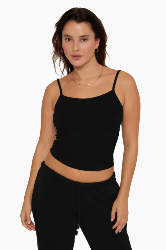 RIBBED MODAL RIBBED CLASSIC CAMI - ONYX sold by SETactive