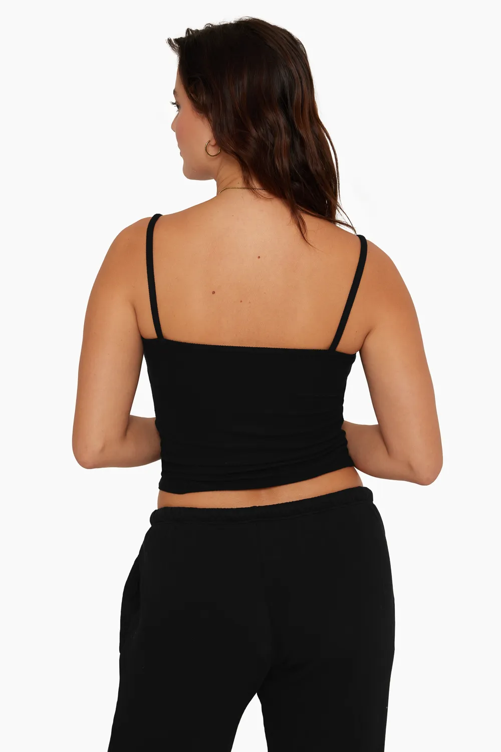 RIBBED MODAL RIBBED CLASSIC CAMI - ONYX sold by SETactive product image thumbnail 2
