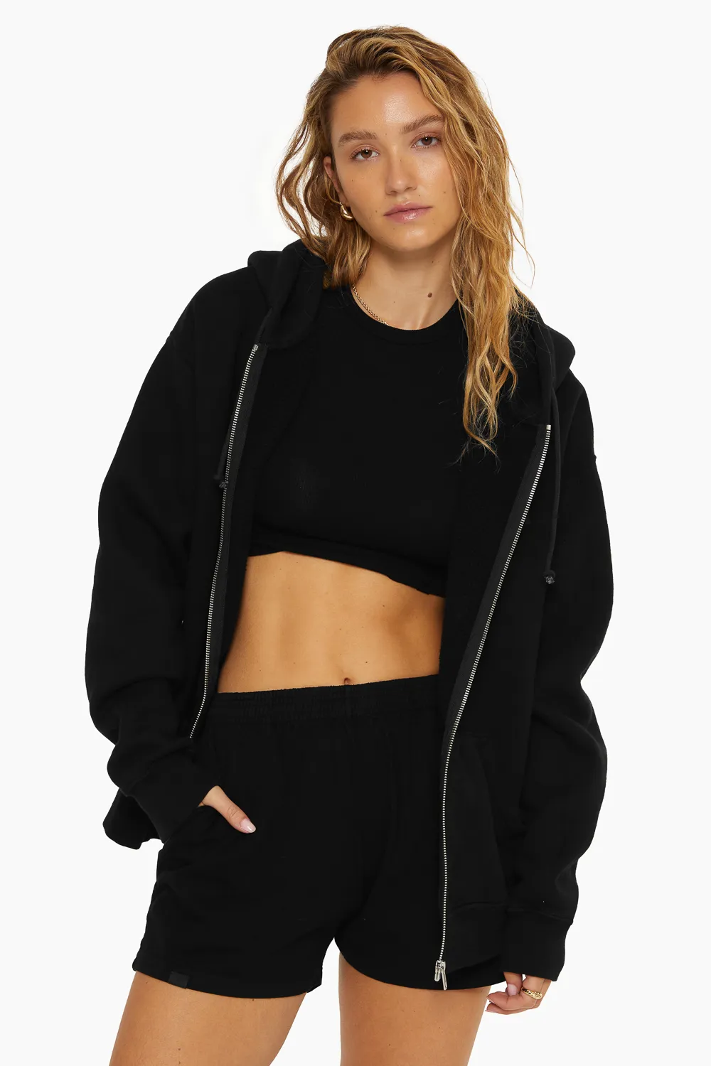 OVERSIZED ZIP HOODIE 1.0 - ONYX sold by SETactive