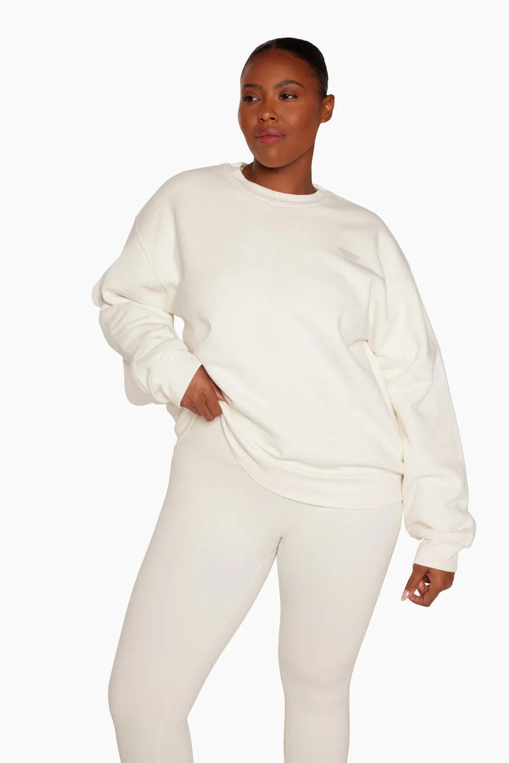 CREWNECK 1.0 - BLANC sold by SETactive product image thumbnail 2