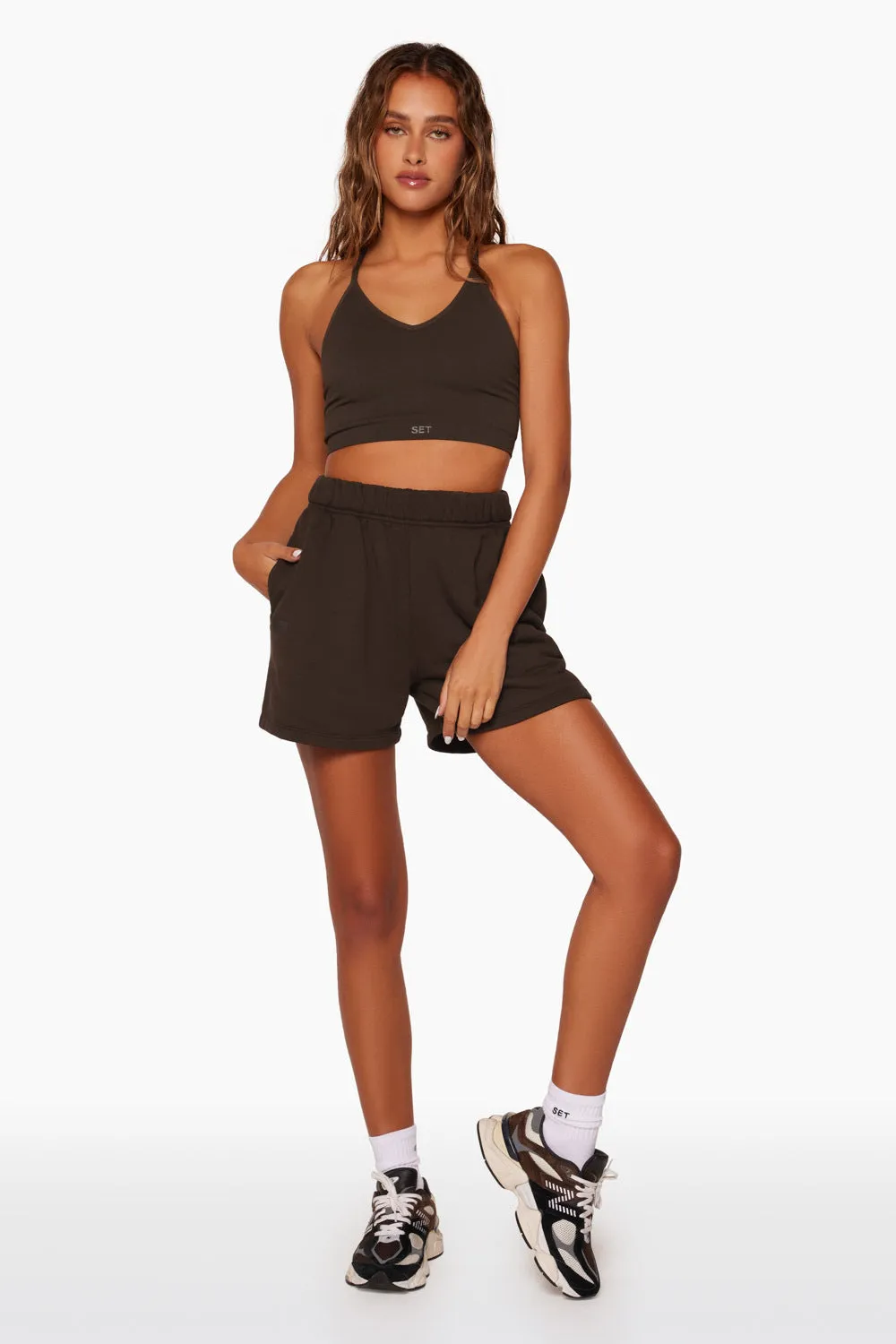 SWEAT SHORTS 1.0 - ESPRESSO sold by SETactive product image thumbnail 2