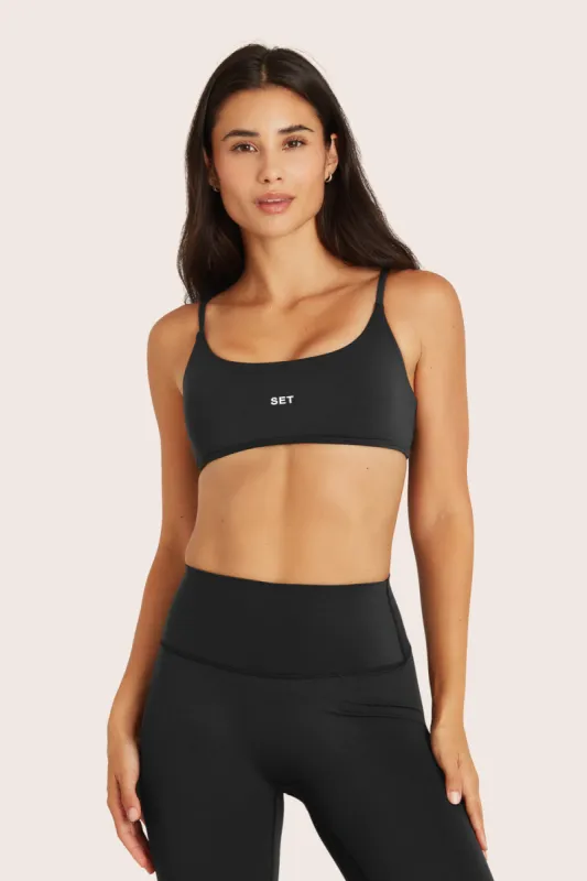 AIRLUXE™ BREATHE BASE BRA - ONYX sold by SETactive