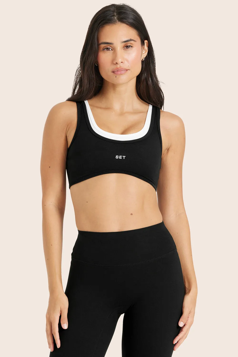 FORMCLOUD® LAYER RISE BRA - ONYX sold by SETactive product image thumbnail 3