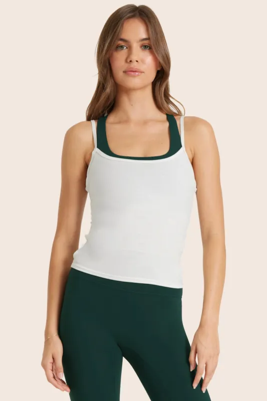 SPORTBODY® LAYERED CAMI BRA - IVY sold by SETactive