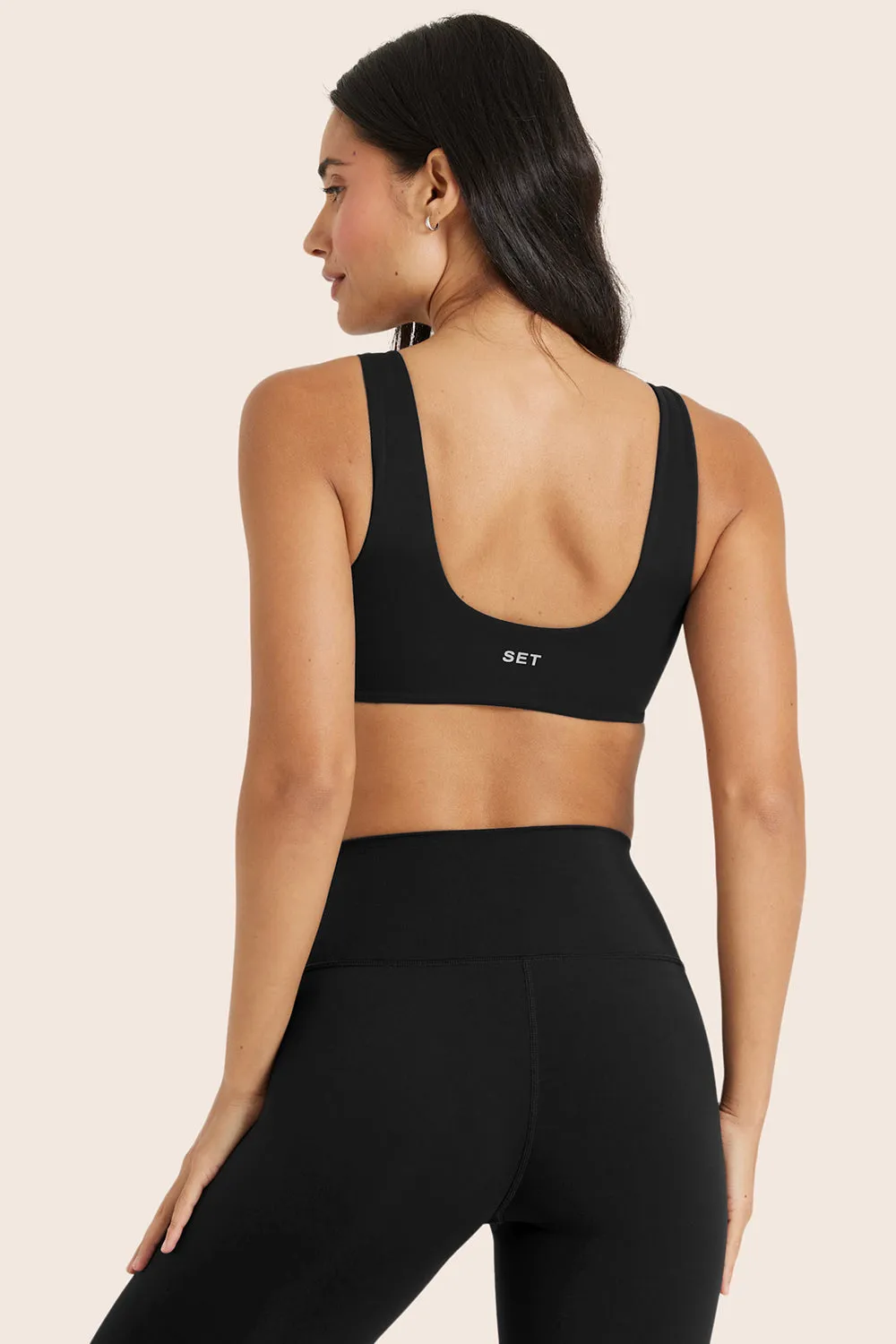 AIRLUXE™ BREATHE WRAP BRA - ONYX sold by SETactive product image thumbnail 2