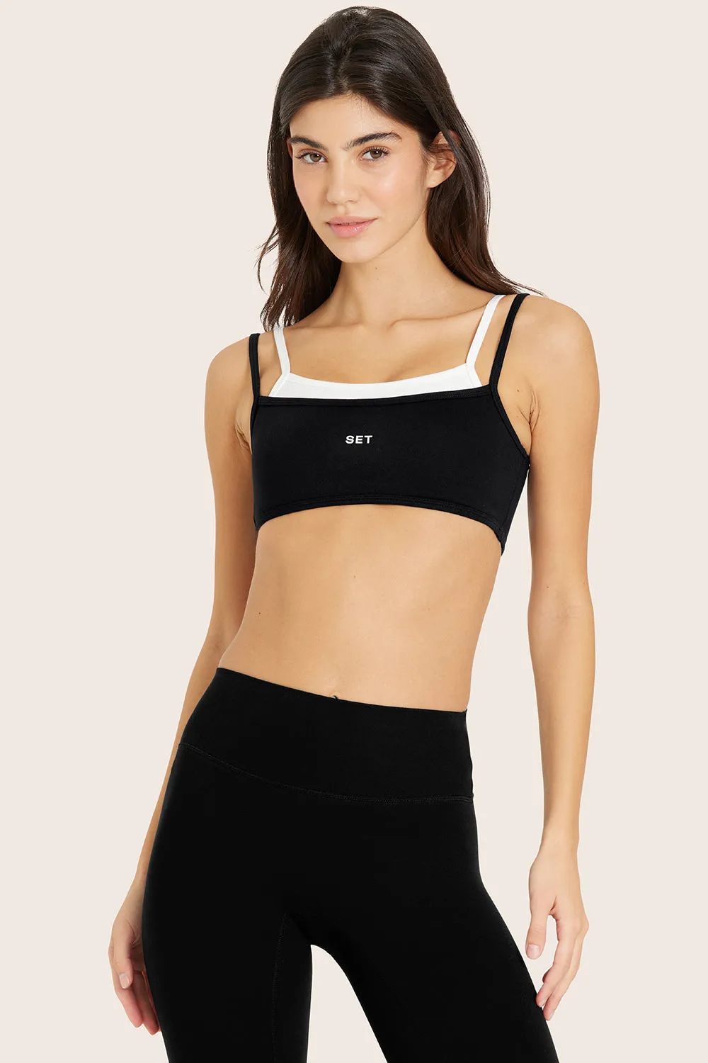 FORMCLOUD® DOUBLE SCOOP BRA - ONYX sold by SETactive