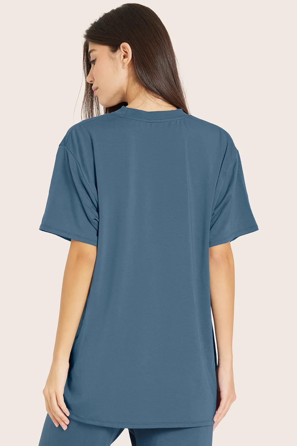 SLEEP JERSEY OVERSIZED BOYFRIEND SLEEP TEE - JAY sold by SETactive product image thumbnail 2