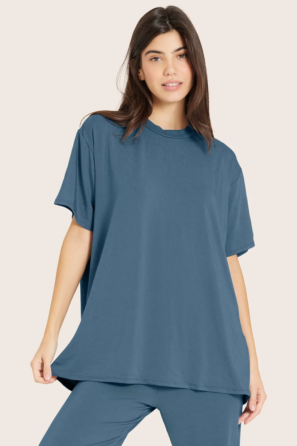 SLEEP JERSEY OVERSIZED BOYFRIEND SLEEP TEE - JAY sold by SETactive product image thumbnail 3