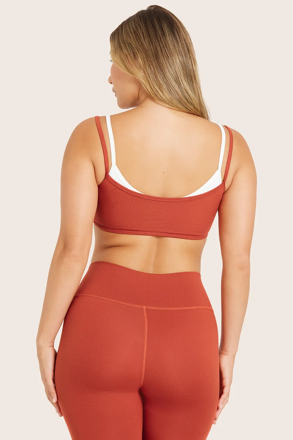 FORMCLOUD® DOUBLE SCOOP BRA (PREORDER) - CAYENNE sold by SETactive product image thumbnail 2