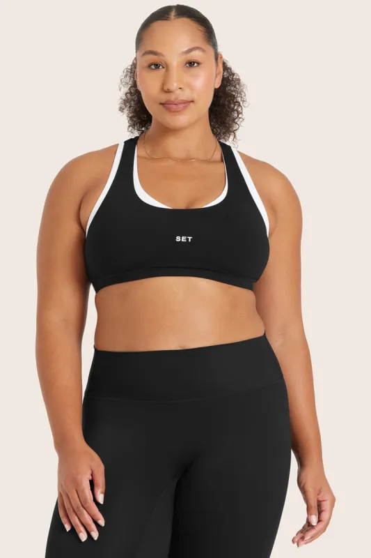 SPORTBODY® GYM BRA - ONYX sold by SETactive