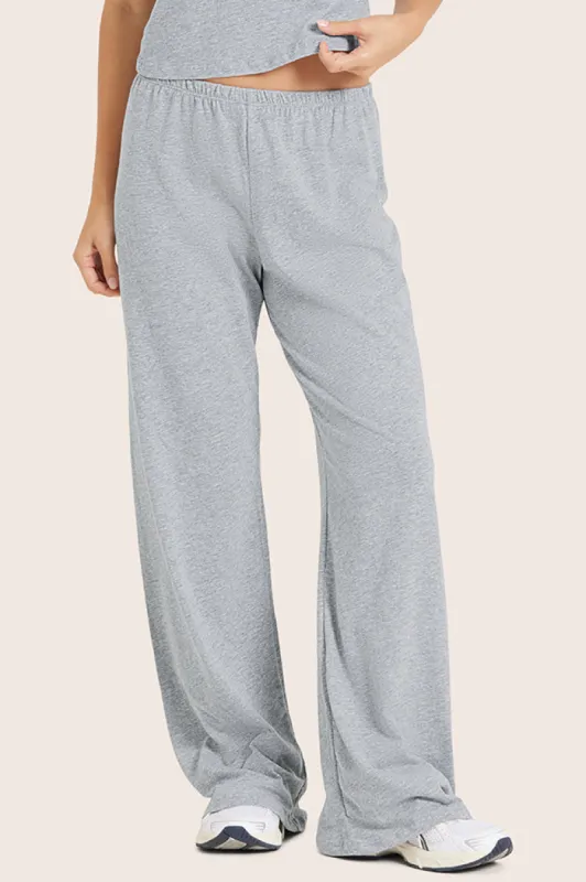 CLASSIC COTTON DAILY LINNY PANTS - FOG HEATHER GREY sold by SETactive