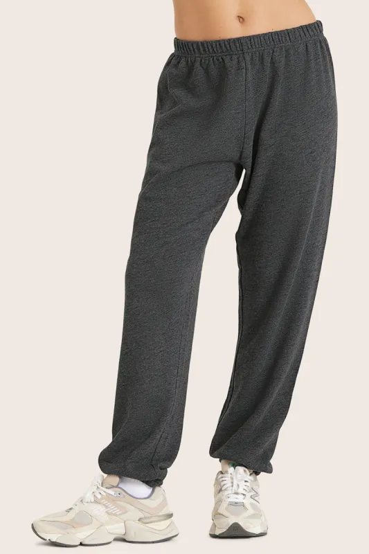 LIGHTWEIGHT SWEATS CLASSIC SWEATPANTS - PEPPER HEATHER GREY sold by SETactive