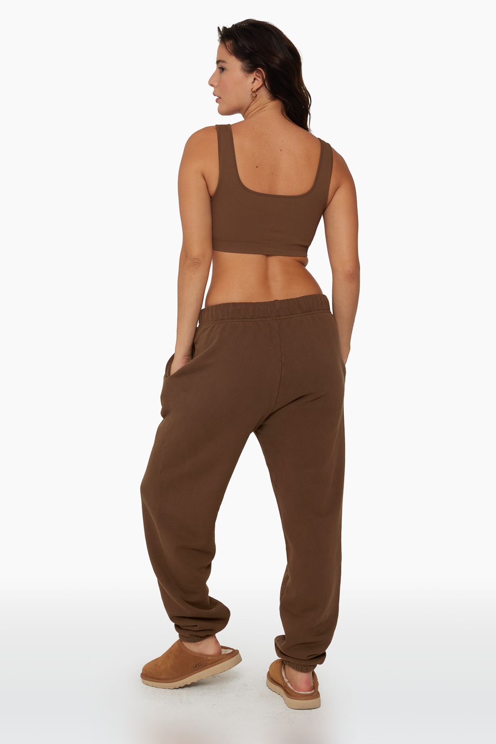HEAVYWEIGHT SWEATS DRAWSTRING SWEATPANTS - BARK sold by SETactive product image thumbnail 3