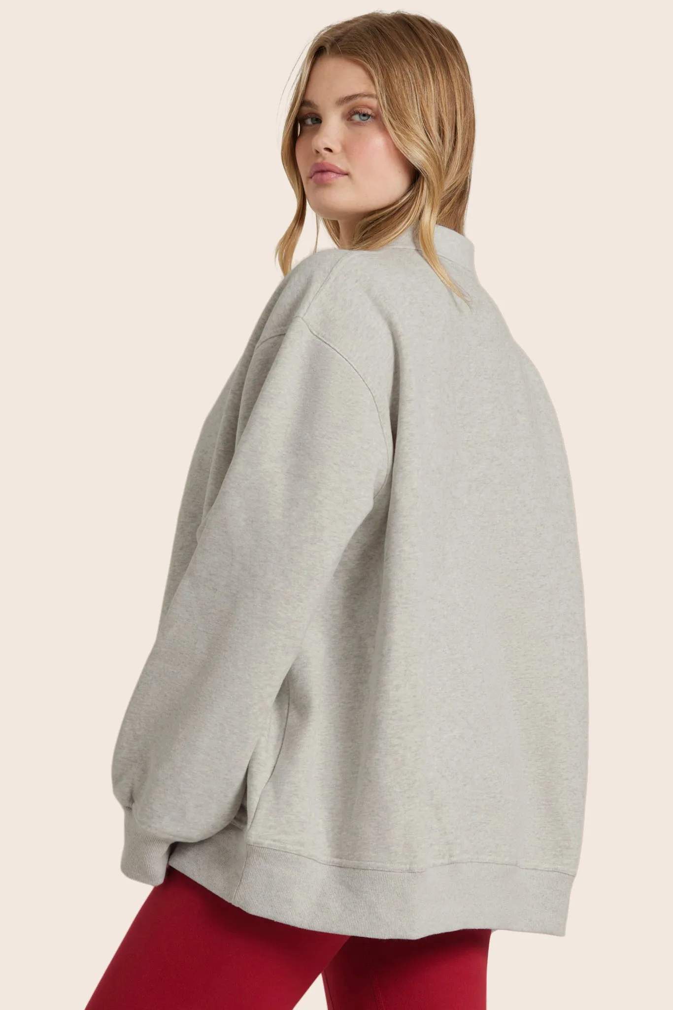 SET X PARKE SWEAT RUGBY - PARKE HEATHER GREY sold by SETactive product image thumbnail 2