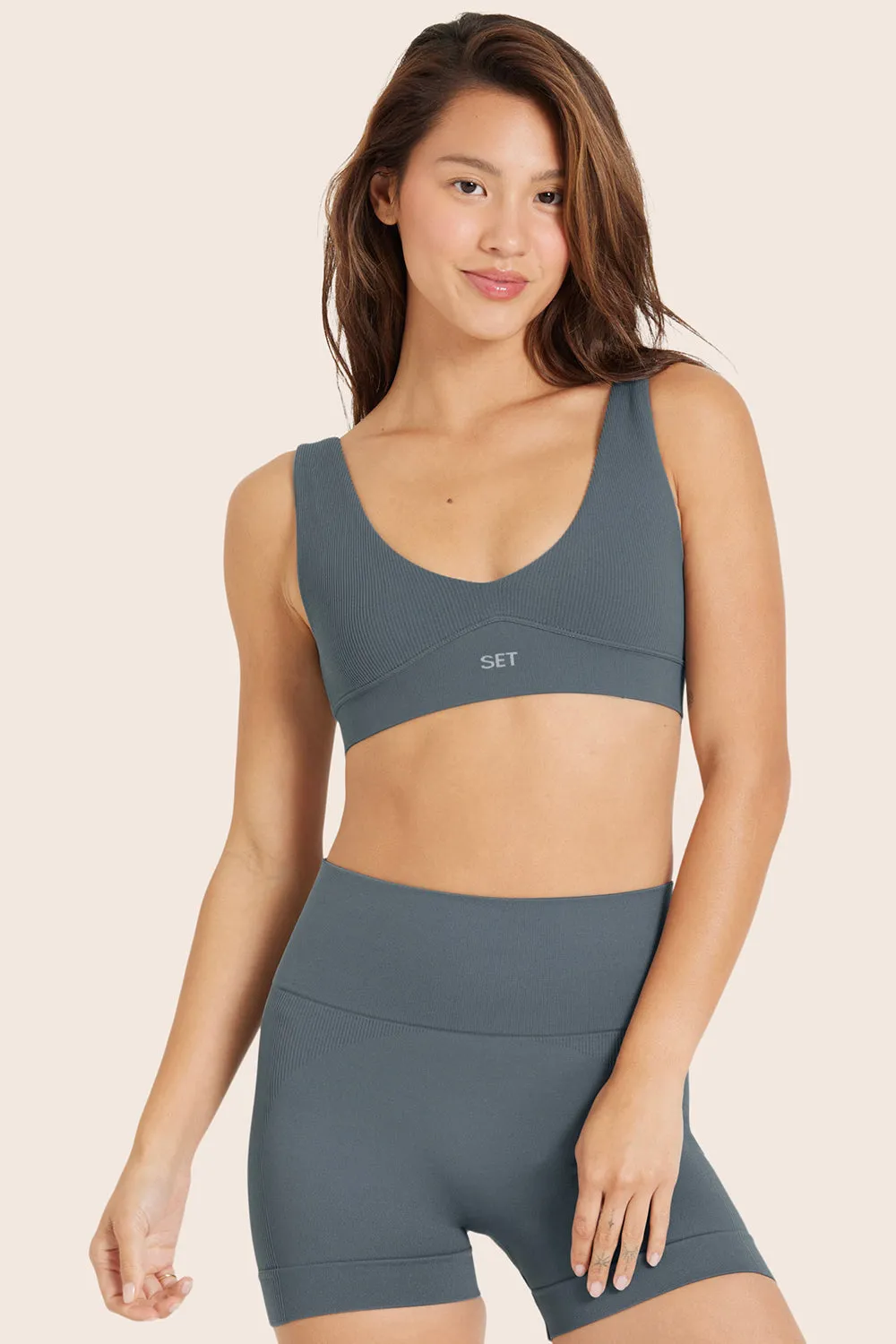 SCULPTFLEX® POWER DIVE BRA - SLATE sold by SETactive