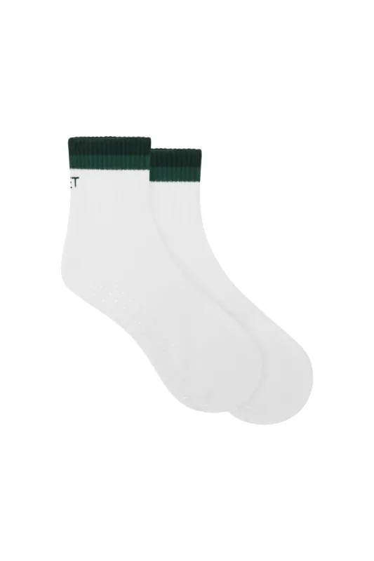 SET PILATES SHORTY SOCKS - WHITE/IVY/MOJITO sold by SETactive