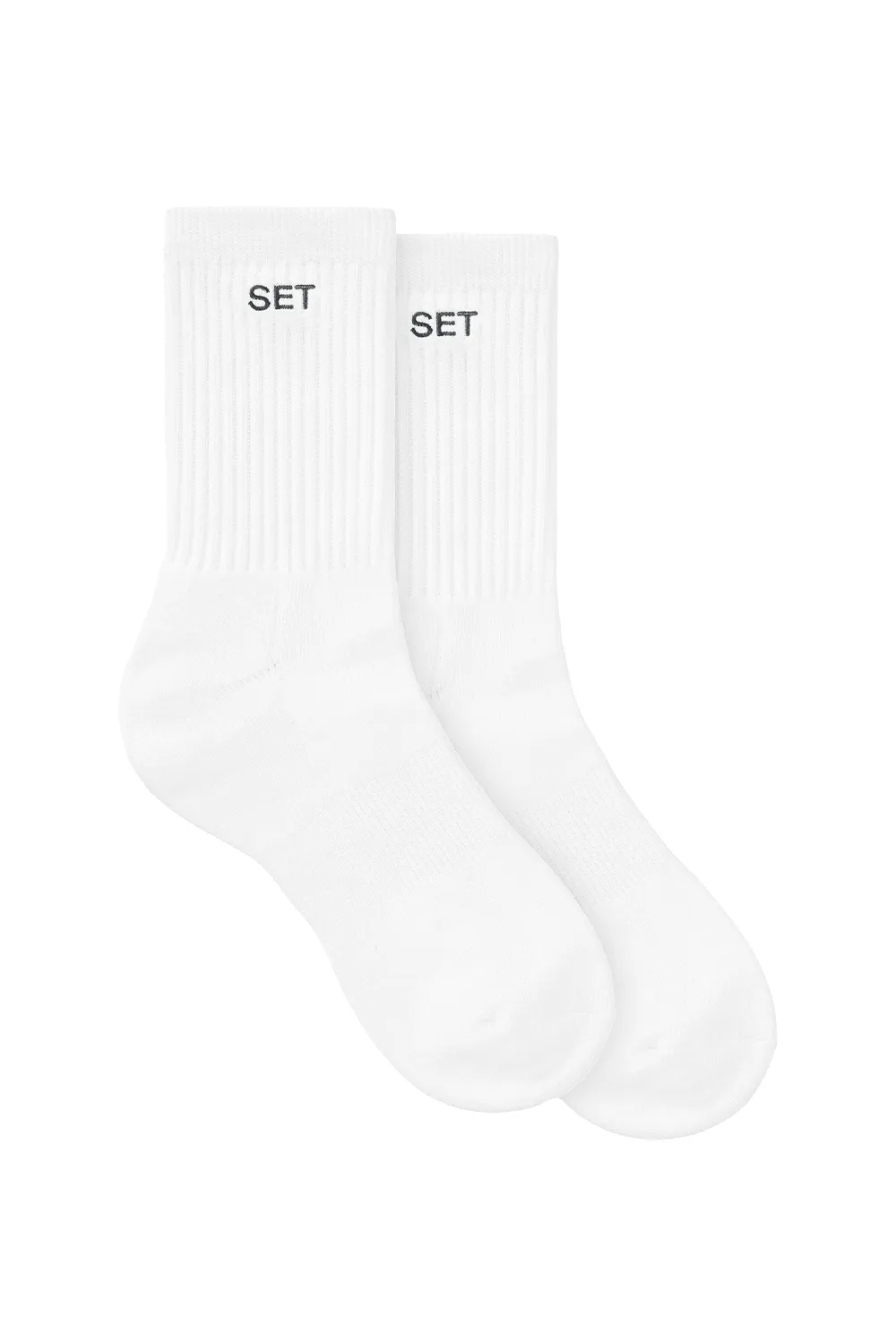 SET SOCKS - WHITE/PEPPER HEATHER GREY sold by SETactive