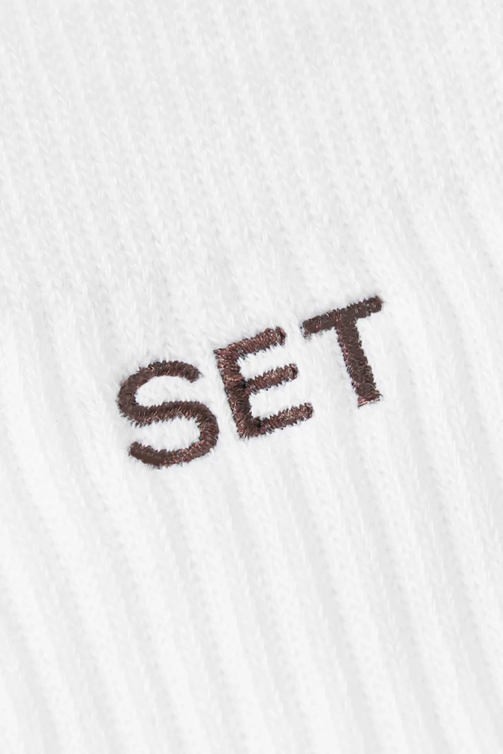 SET SOCKS - WHITE/ESPRESSO sold by SETactive product image thumbnail 3