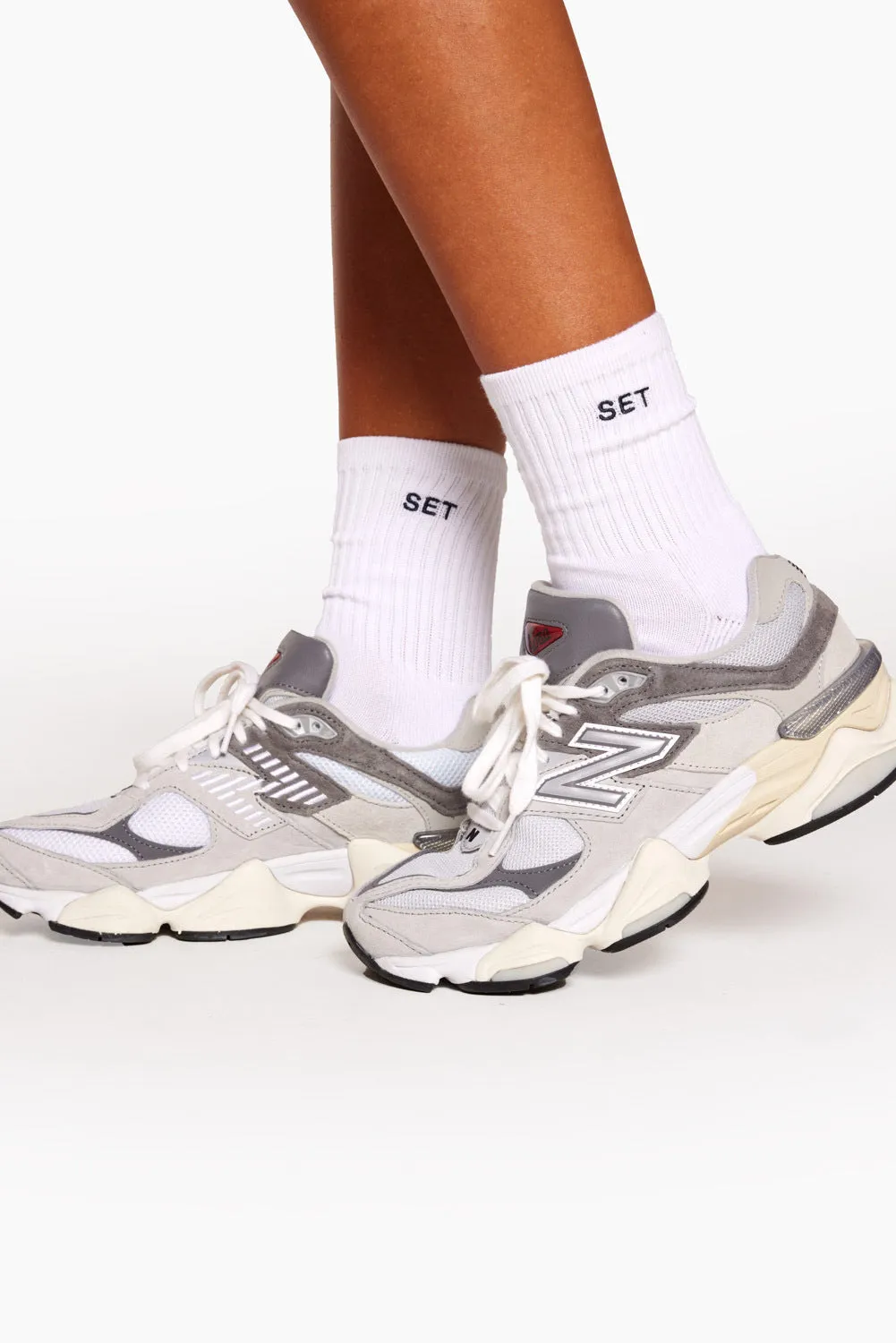 SET SOCKS - WHITE/OXFORD sold by SETactive product image thumbnail 2