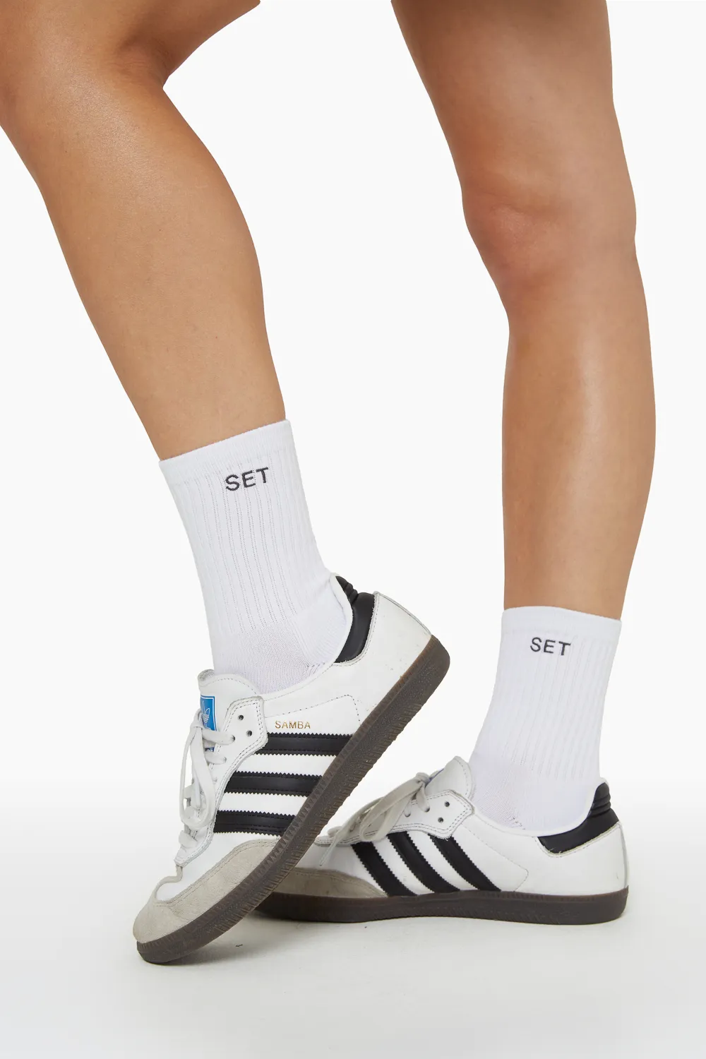 SET SOCKS - WHITE/GRAPHITE sold by SETactive product image thumbnail 3