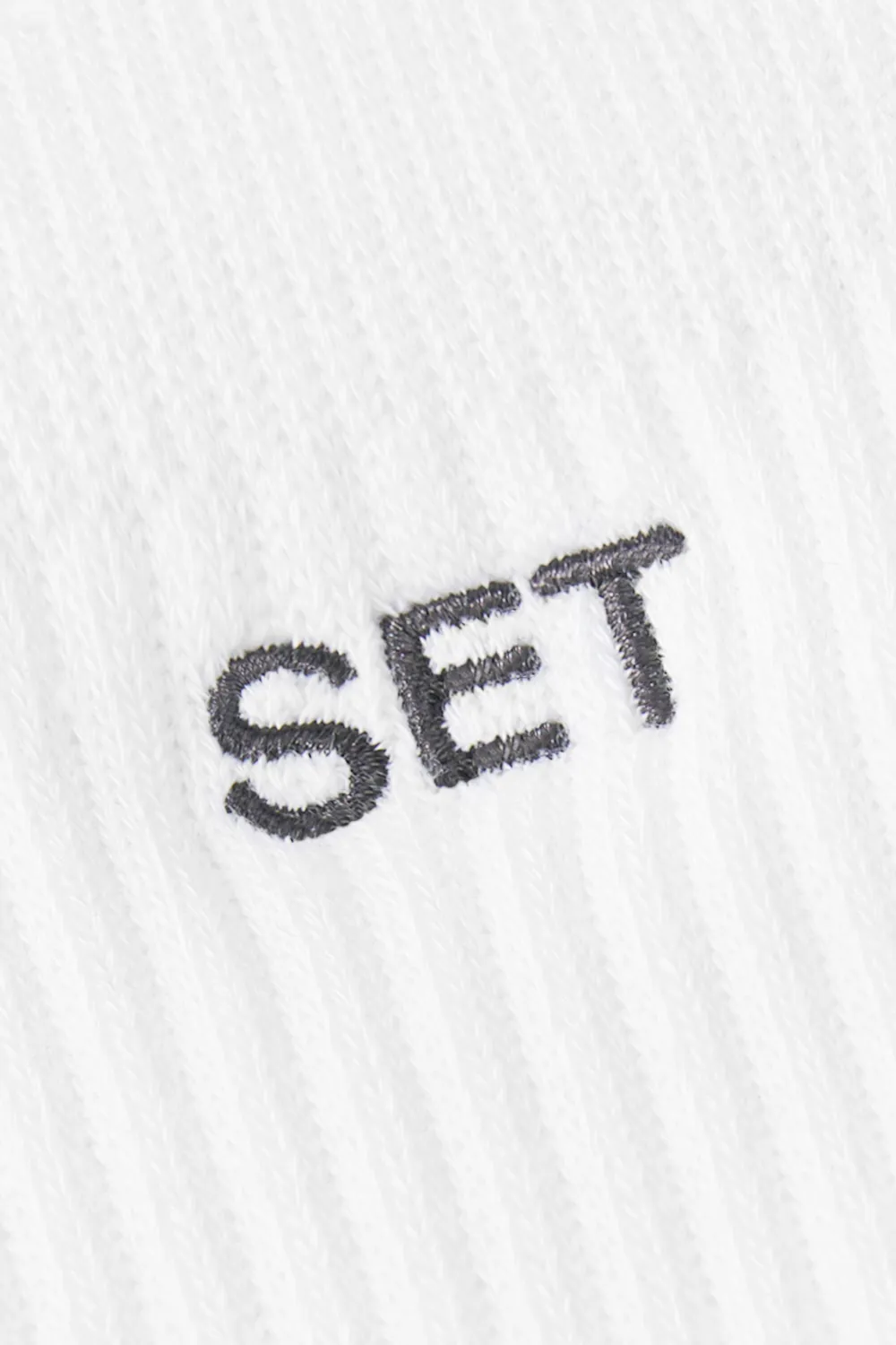 SET SOCKS - WHITE/GRAPHITE sold by SETactive product image thumbnail 4