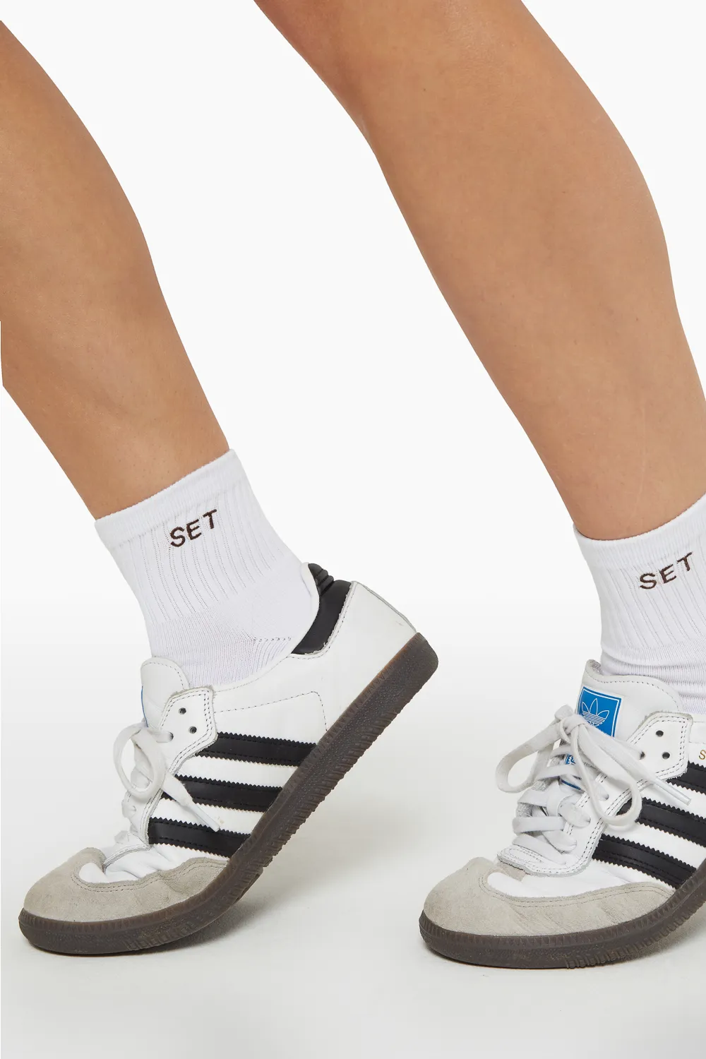 SET SHORTY SOCKS - WHITE/ESPRESSO sold by SETactive product image thumbnail 3