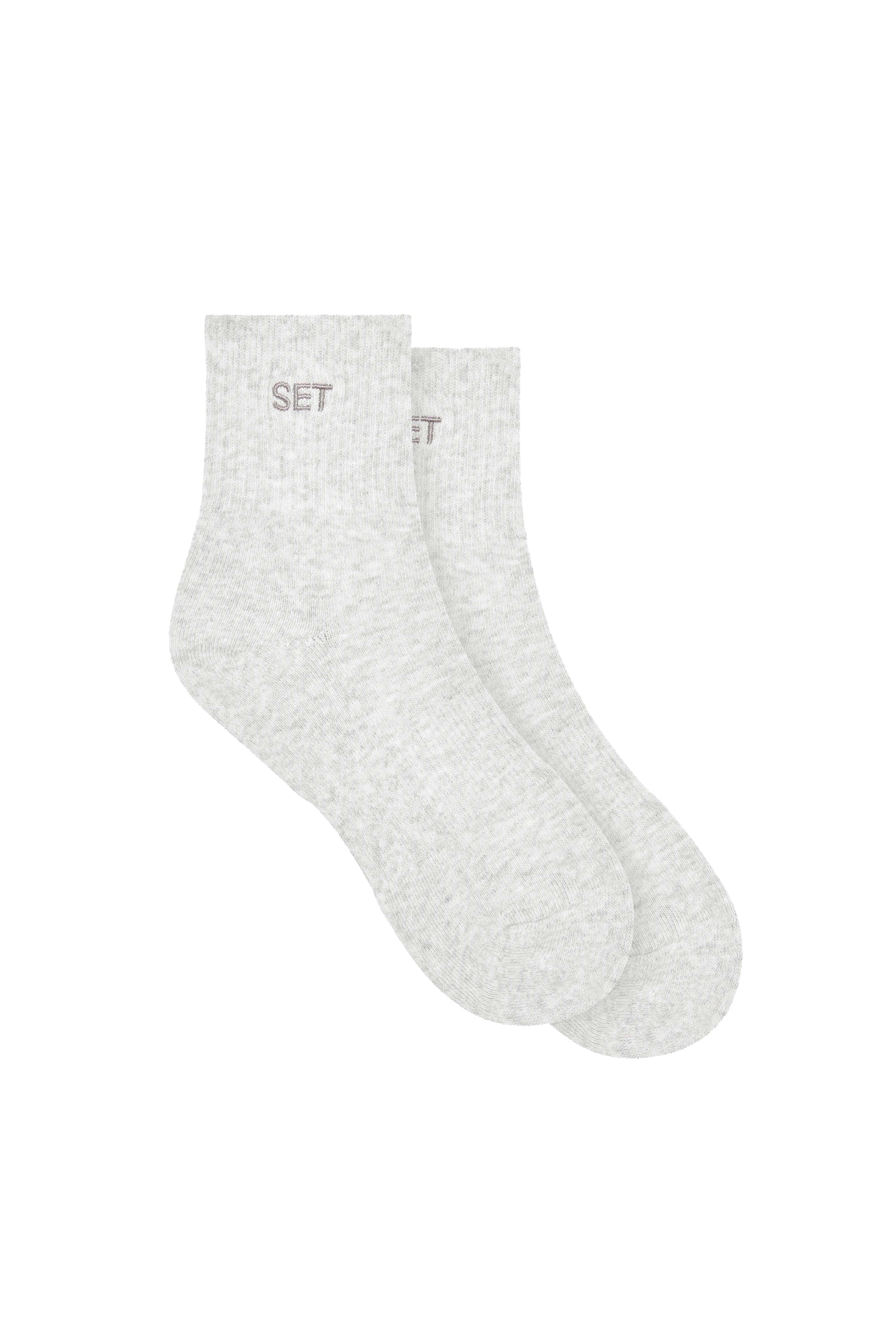 SET SHORTY SOCKS - HEATHER GREY sold by SETactive