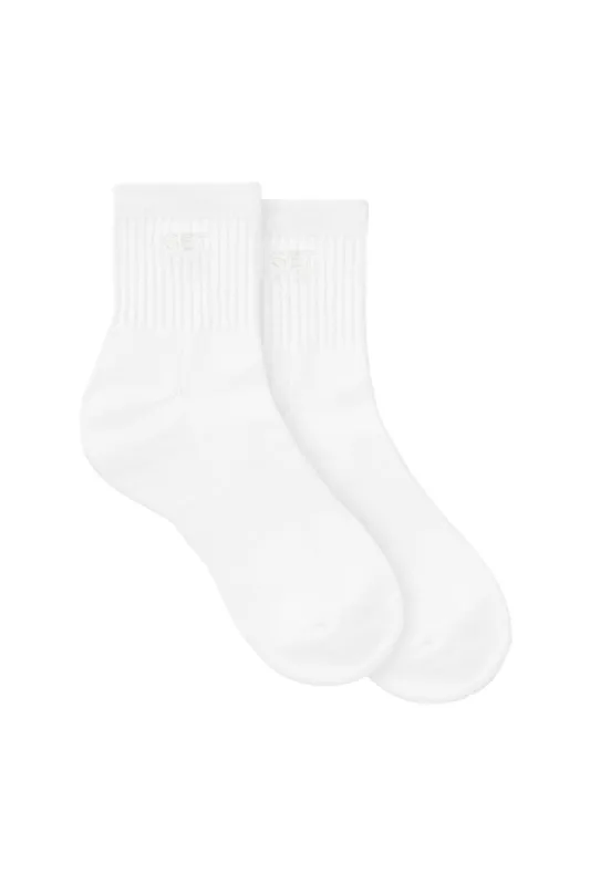 SET SHORTY SOCKS - WHITE/BLANC sold by SETactive