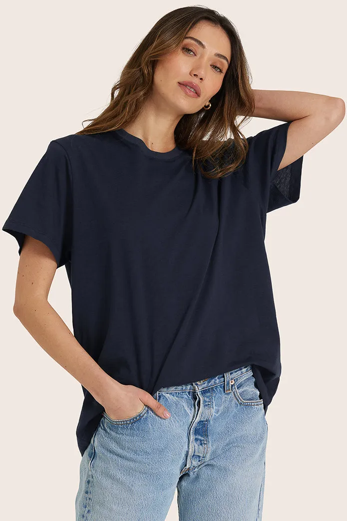 CLASSIC COTTON DAILY BOYFRIEND TEE - SPADES sold by SETactive