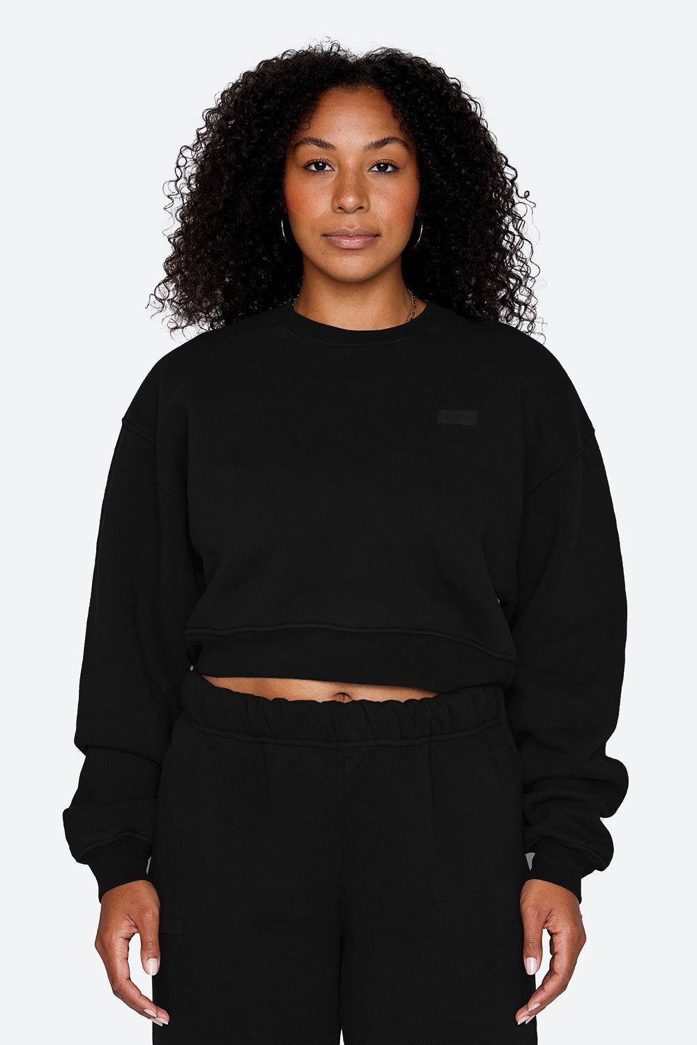 CROPPED CREWNECK - ONYX sold by SETactive