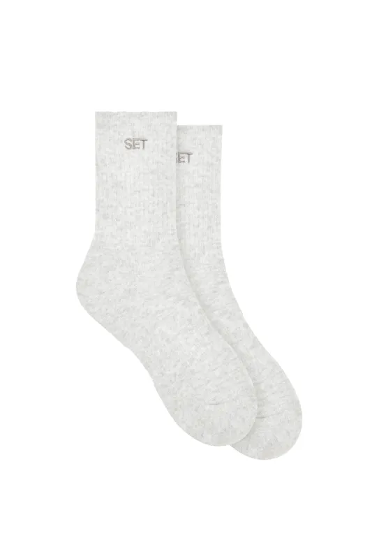 SET SOCKS - HEATHER GREY sold by SETactive