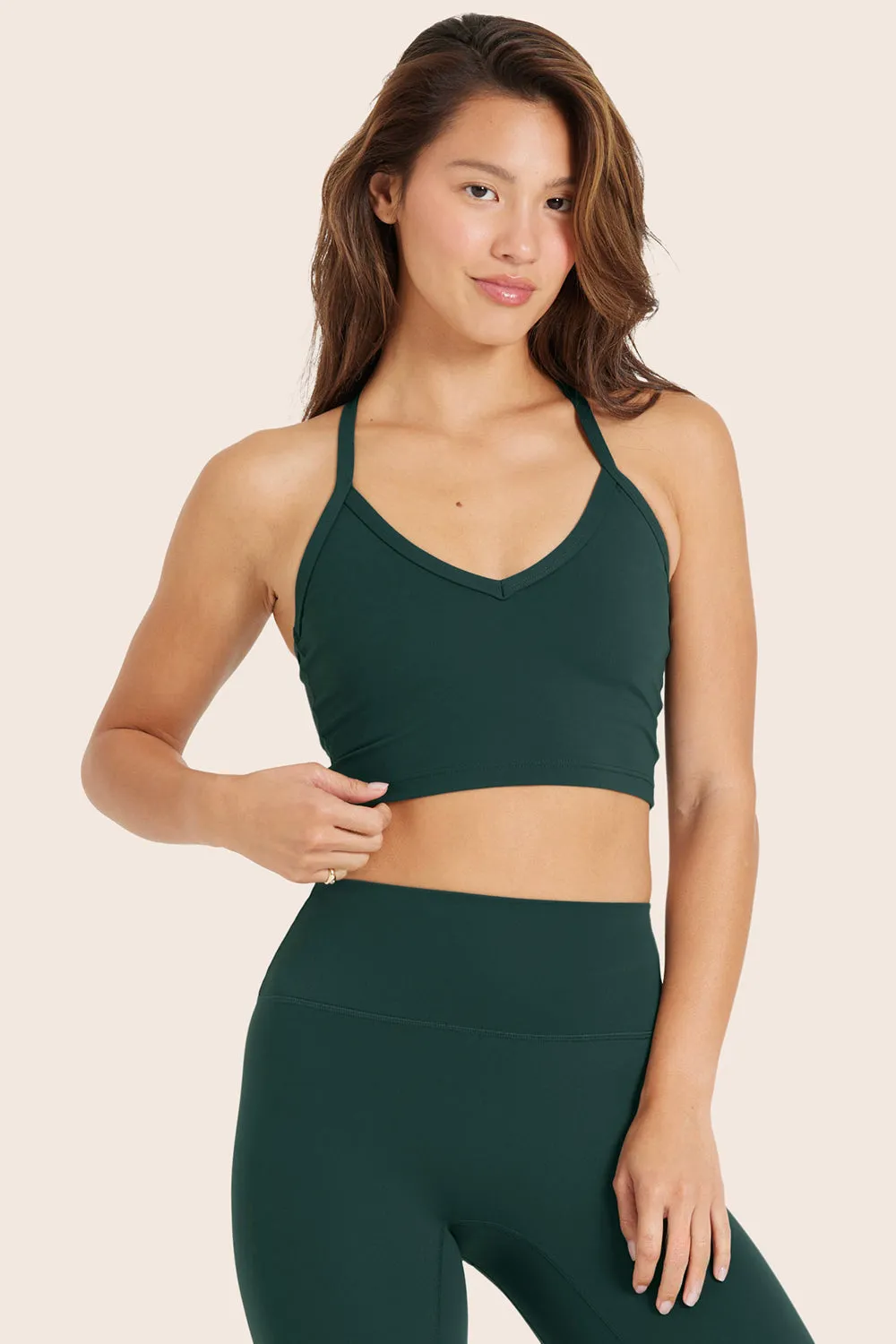 SPORTBODY® SPORTY Y CAMI BRA - IVY sold by SETactive