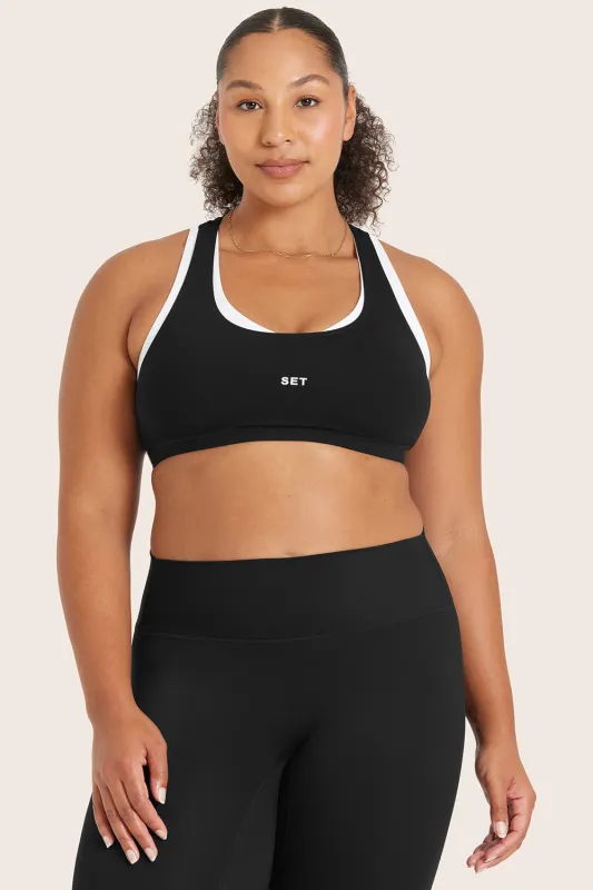SPORTBODY® SPORTY GYM BRA - ONYX sold by SETactive