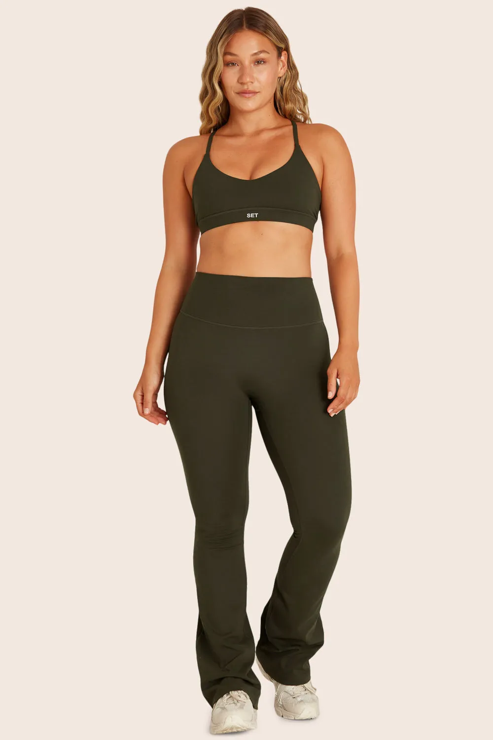 SPORTBODY® SPORTY FLARE LEGGINGS - AFTER HOURS sold by SETactive product image thumbnail 2