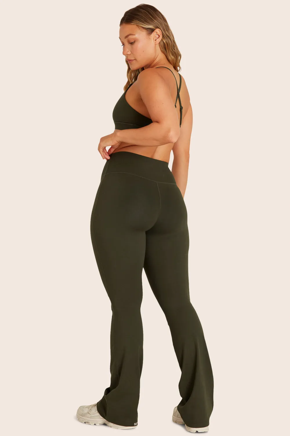 SPORTBODY® SPORTY FLARE LEGGINGS - AFTER HOURS sold by SETactive product image thumbnail 3