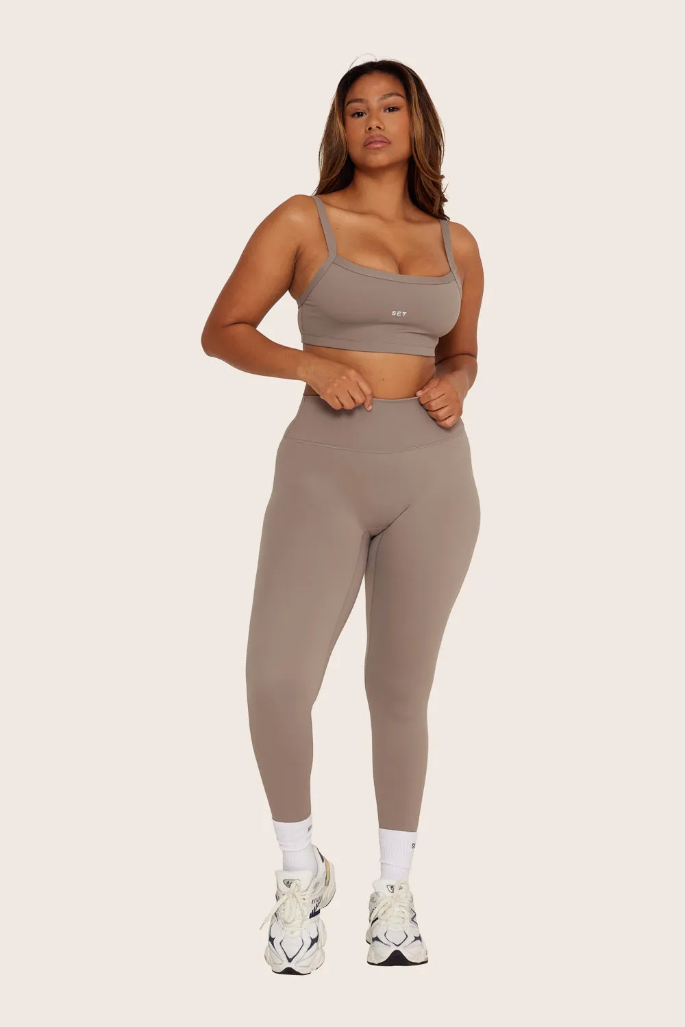 SPORTBODY® SPORTY LEGGINGS - STONE sold by SETactive product image thumbnail 4
