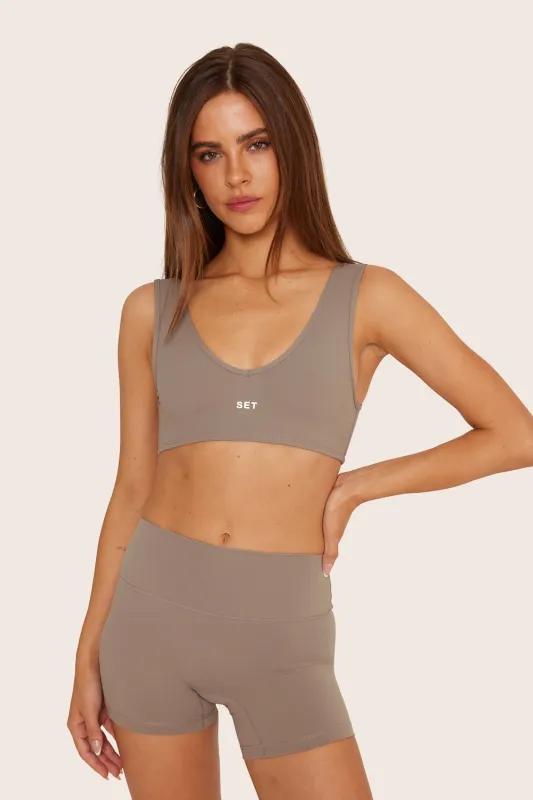 SPORTBODY® SPORTY DIP BRA - STONE sold by SETactive