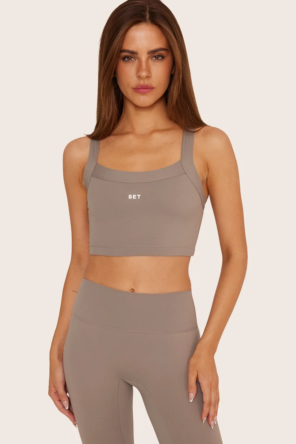 SPORTBODY® SPORTY CURVE BRA - STONE sold by SETactive product image thumbnail 4