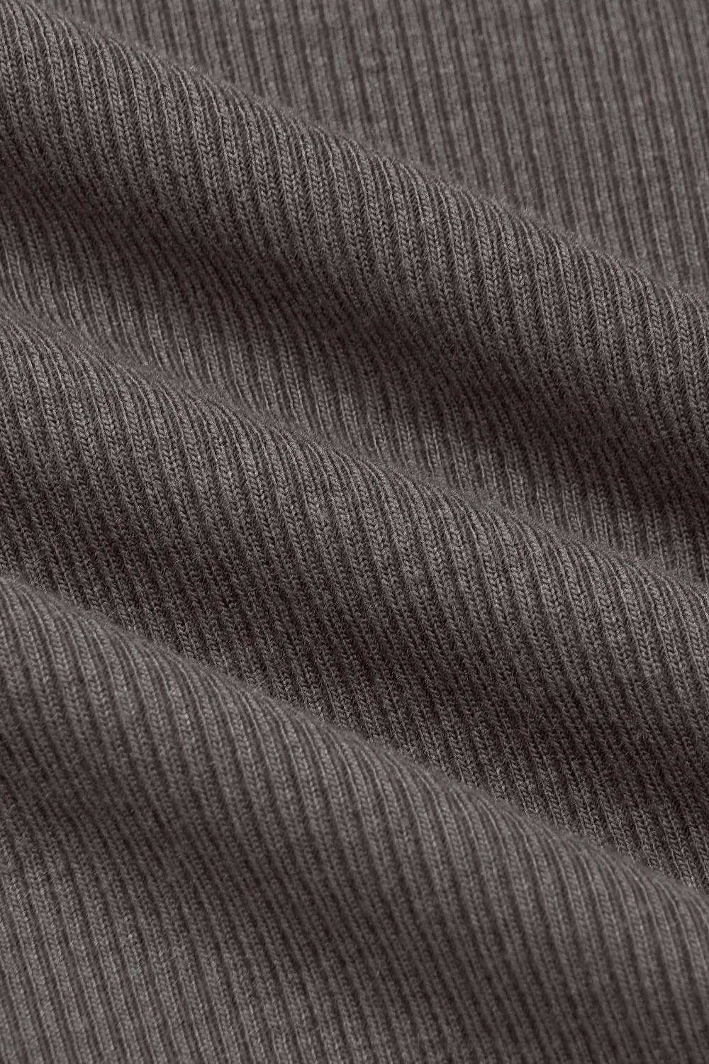 RIBBED MODAL BODY LONG SLEEVE - GRAPHITE sold by SETactive product image thumbnail 4