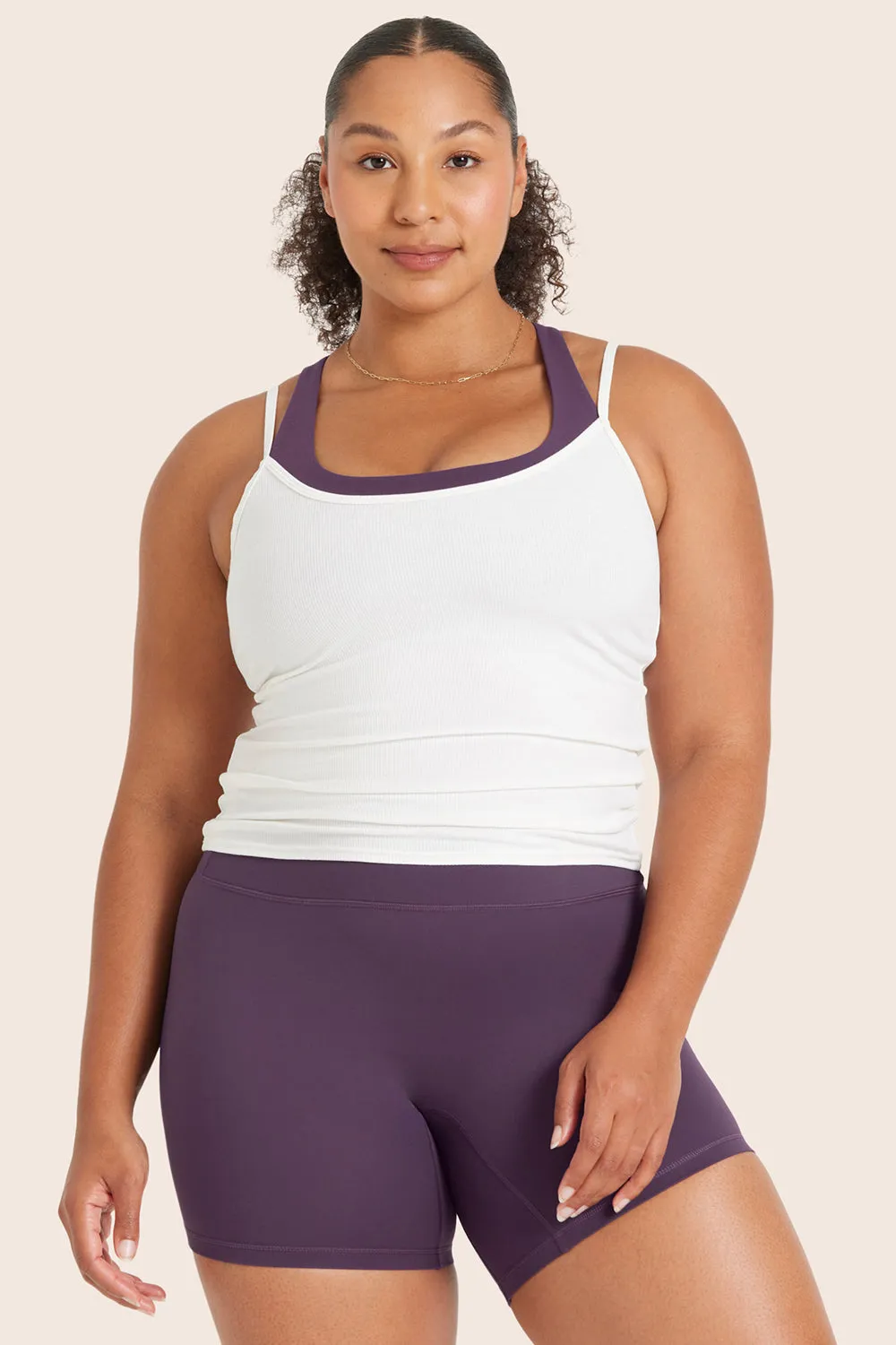 SPORTBODY® SPORTY LAYERED CAMI BRA - SPARKLE sold by SETactive product image thumbnail 3