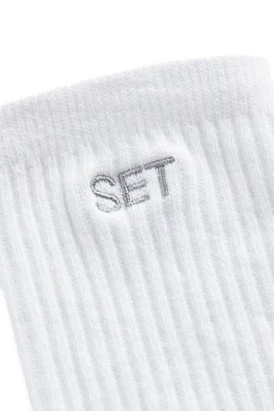 SET SOCKS - WHITE/PLATINUM sold by SETactive product image thumbnail 2