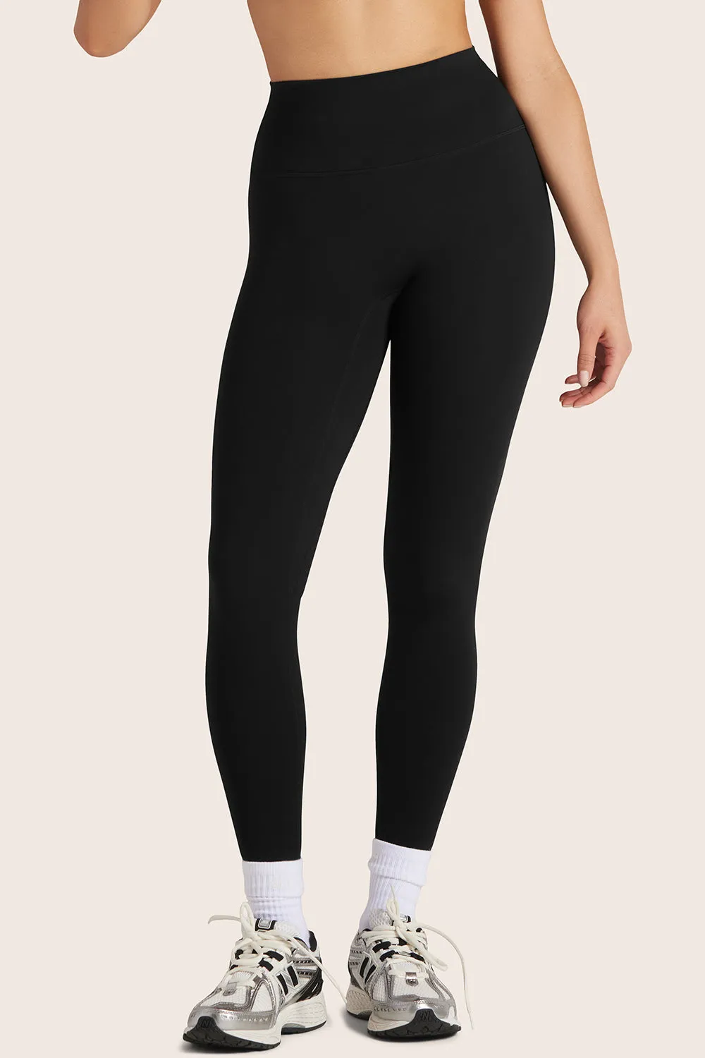 SPORTBODY® (BLOOPERS) SPORTY HIGH-RISE LEGGINGS - ONYX sold by SETactive