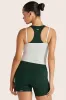 SPORTBODY® (BLOOPERS) SPORTY LAYERED CAMI BRA - BEETLE sold by SETactive