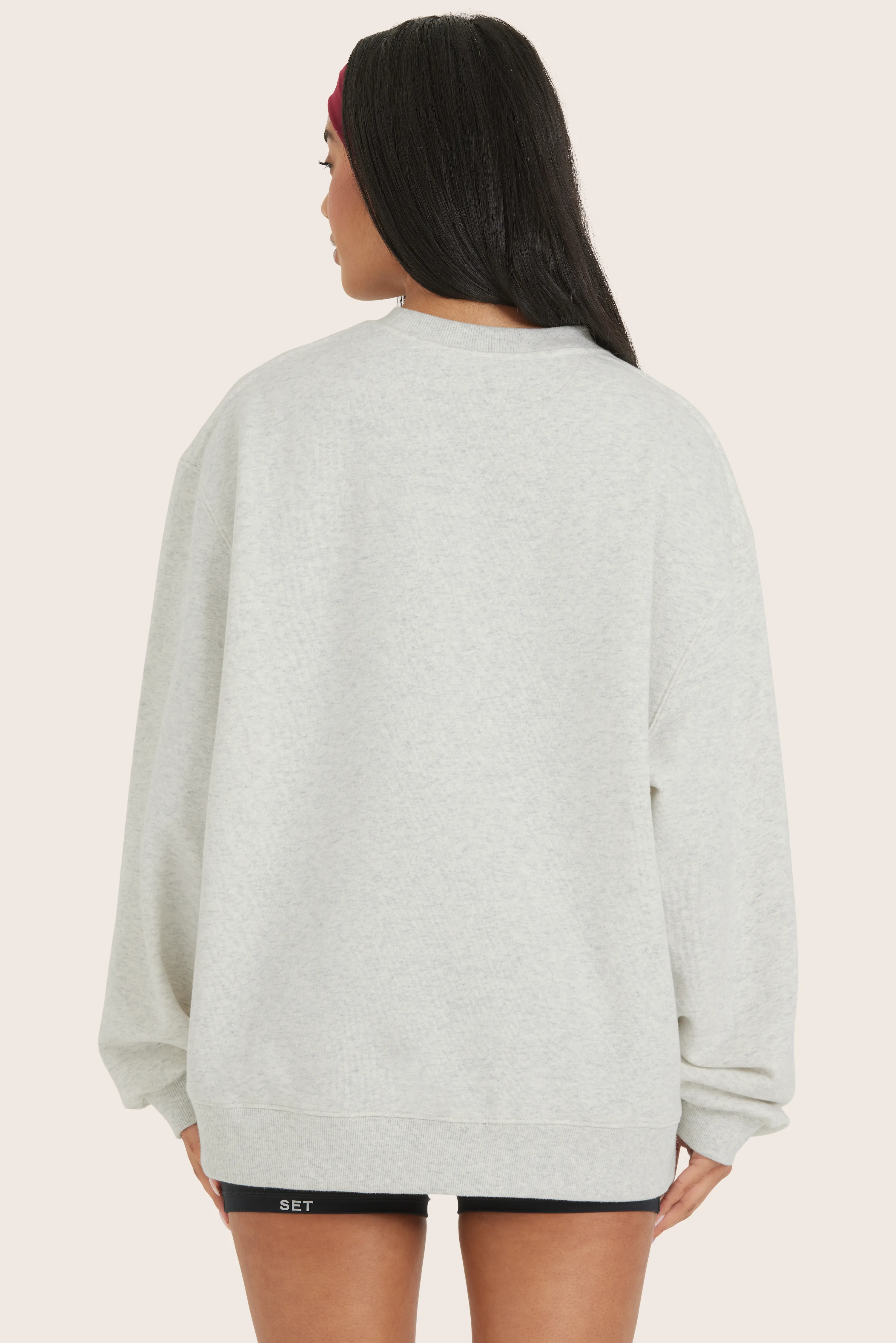 COTTON FLEECE CREWNECK SWEATSHIRT - ASH sold by SETactive product image thumbnail 2