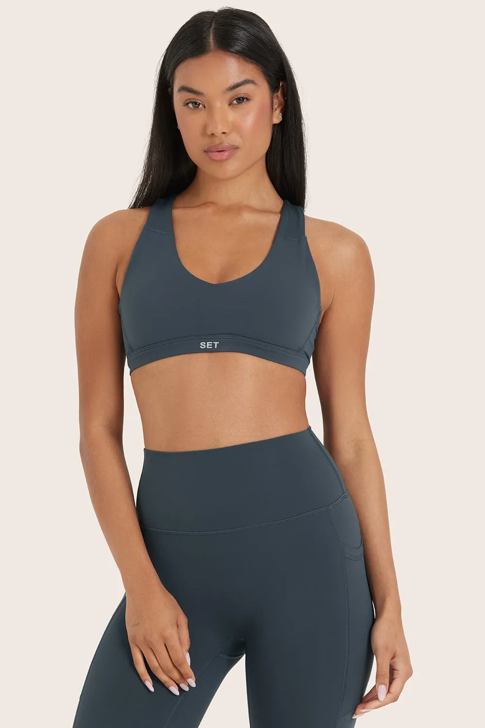AIRLUXE™ BREATHE TRACK BRA - COMPASS sold by SETactive